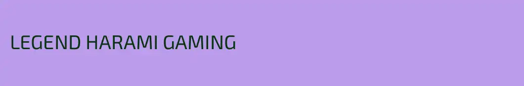 LEGEND HARAMI GAMING